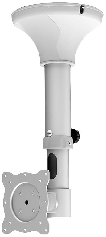 Neomounts FPMA-C025SILVER TV-Deckenhalterung Höhenverstellbar 25,4 cm (10") - 76,2 cm (30") Neigbar+Schwenkbar, Rotierbar