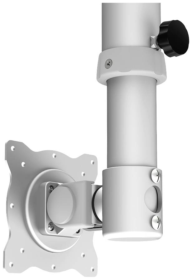 Neomounts FPMA-C025SILVER TV-Deckenhalterung Höhenverstellbar 25,4cm (10") - 76,2cm (30") Neigbar+Schwenkbar, Rotierbar