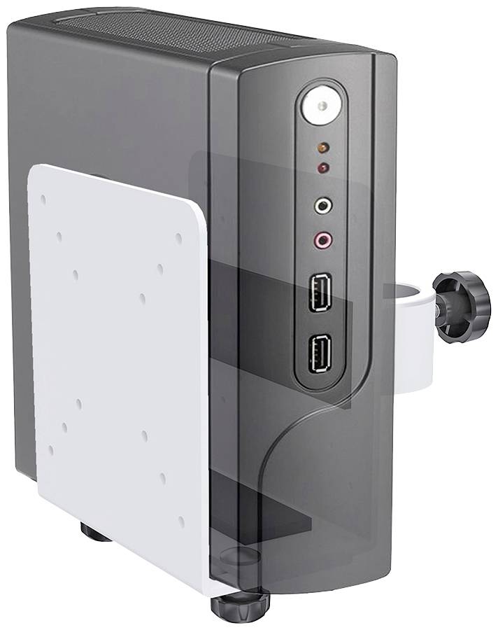 Neomounts PC Halterung Untertisch THINCLIENT-10 THINCLIENT-10 Silber Belastbar bis=10 kg