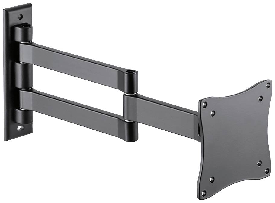 Neomounts FPMA-W830BLACK 1fach Monitor-Wandhalterung 25,4 cm (10") - 68,6 cm (27") Schwarz Neigbar, Schwenkbar