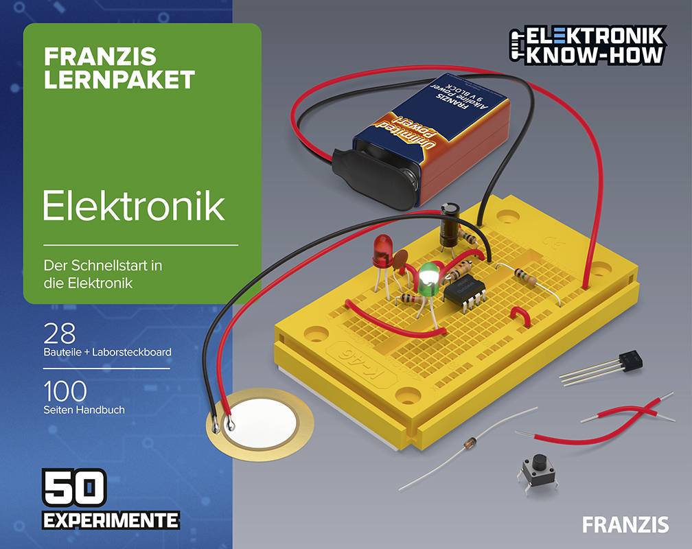 FRANZIS 65272 Lernpaket Elektronik Lernpaket ab 14 Jahre