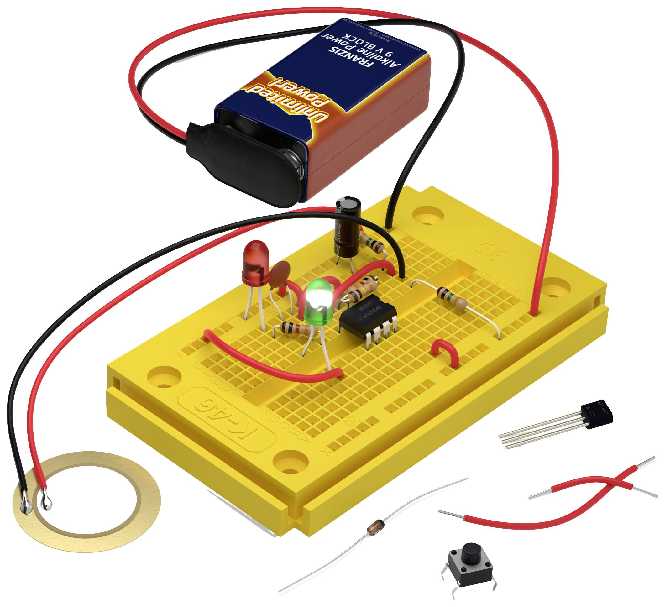 FRANZIS 65272 Lernpaket Elektronik Lernpaket ab 14 Jahre