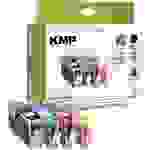 KMP Druckerpatrone Kombi-Pack Kompatibel ersetzt HP 364 Schwarz, Cyan, Magenta, Gelb H108V 1712,8005