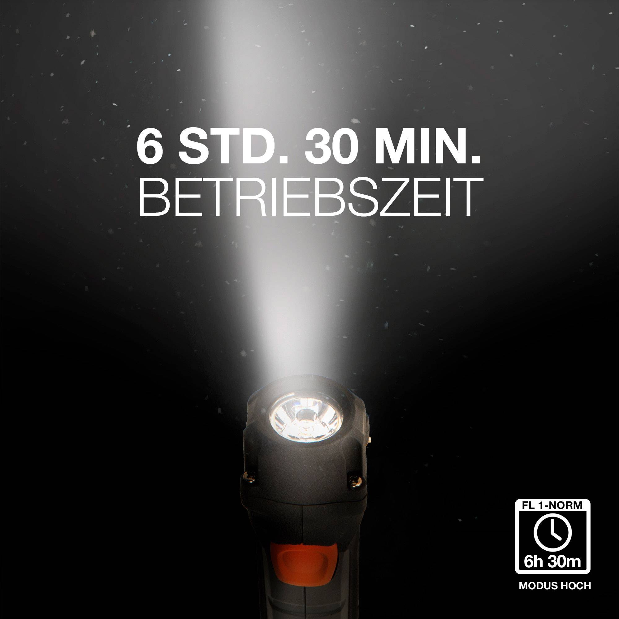 Energizer Hardcase 2AA LED Taschenlampe batteriebetrieben 300lm 340g