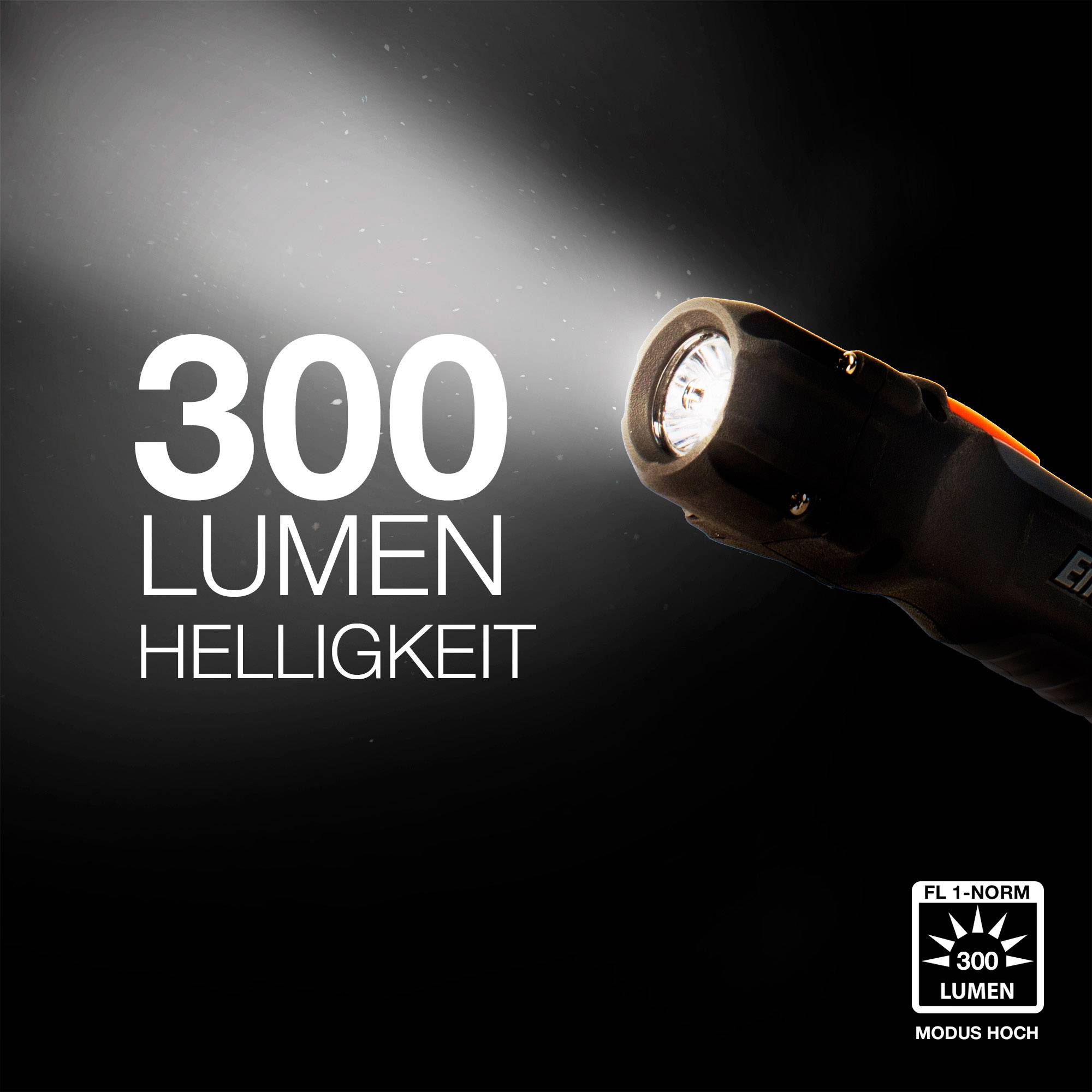 Energizer Hardcase 2AA E301746800 LED Taschenlampe batteriebetrieben 300 lm 340 g
