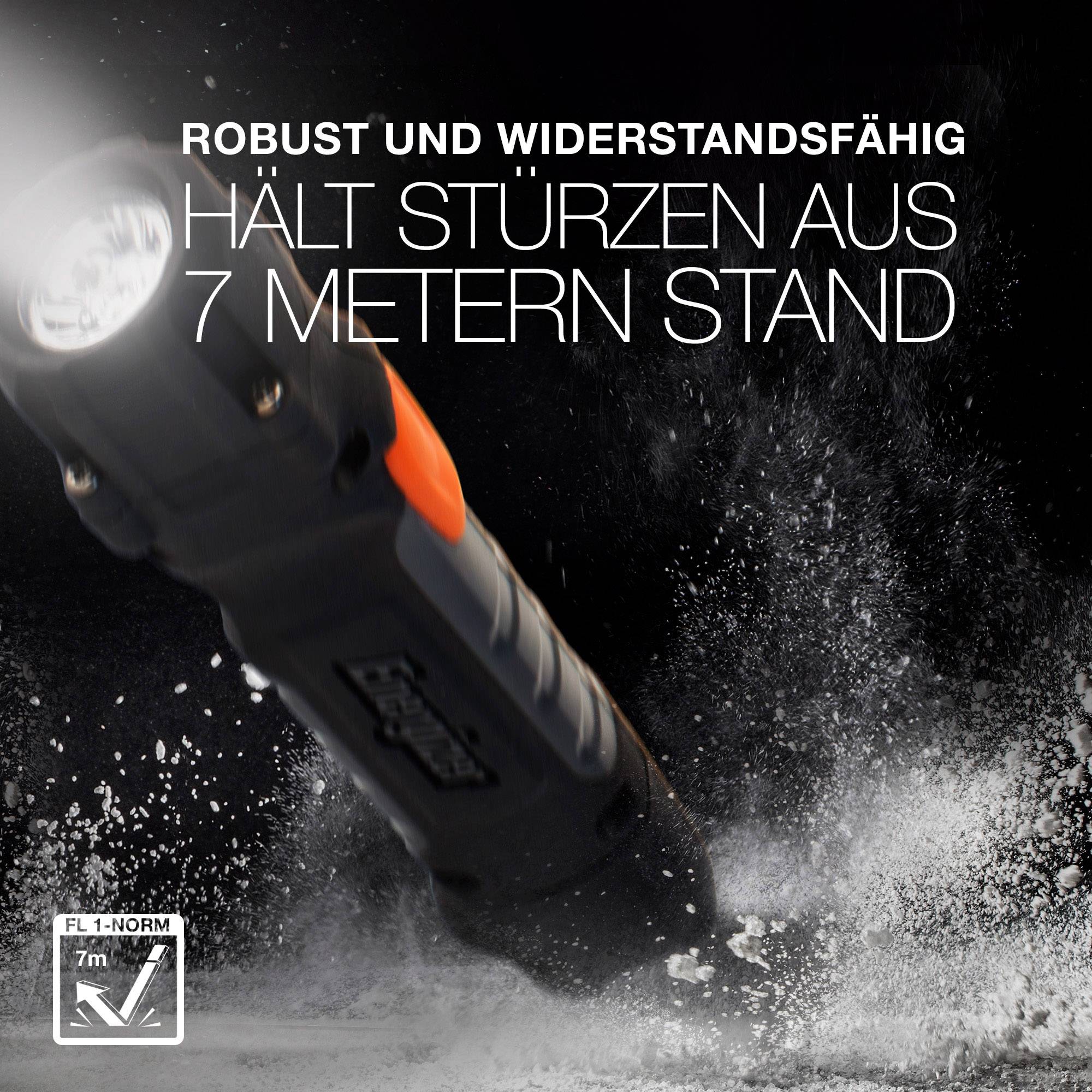 Energizer Hardcase 2AA LED Taschenlampe batteriebetrieben 300 lm 340 g