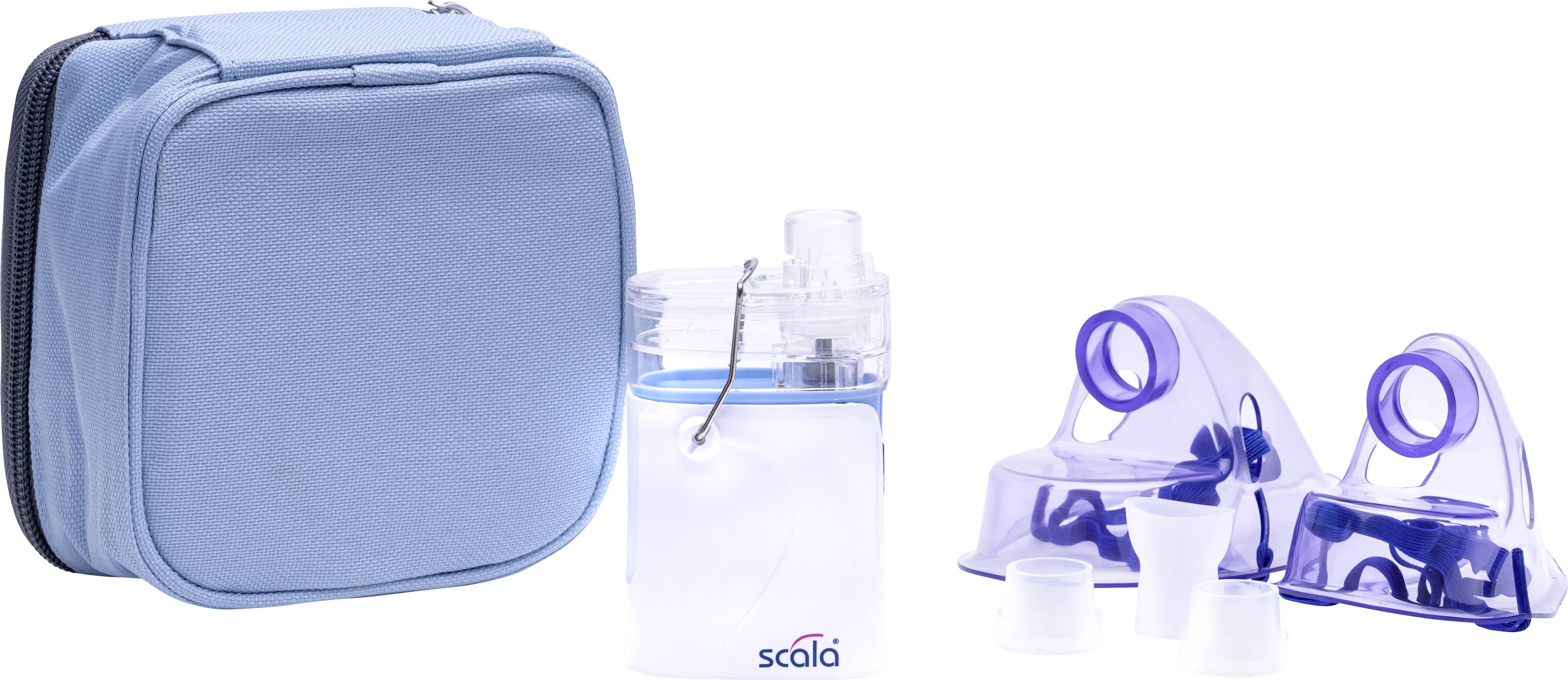 Scala SC350 Inhalations-Vernebler-Set mit Mundstück, mit Atemmaske