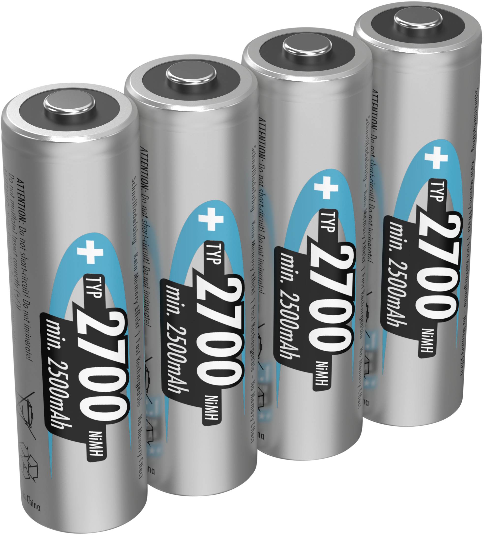Ansmann HR06 Mignon (AA)-Akku NiMH 2700 mAh 1.2 V 4 St.