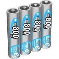 Ansmann maxE HR03 Micro (AAA)-Akku NiMH 800 mAh 1.2V 4St. Ansmann maxE HR03 Micro (AAA)-Akku NiMH 800 mAh 1.2V 4St.
