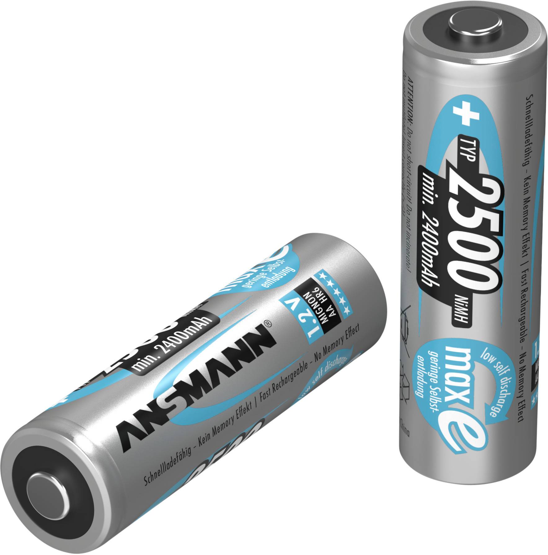 Ansmann maxE HR06 Mignon (AA)-Akku NiMH 2500 mAh 1.2 V 4 St.