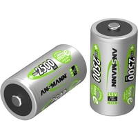 Ansmann maxE HR14 Baby (C)-Akku NiMH 2500 mAh 1.2V 2St. Ansmann maxE HR14 Baby (C)-Akku NiMH 2500 mAh 1.2V 2St.