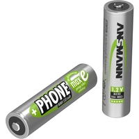 Ansmann DECT maxE HR03 Micro (AAA)-Akku NiMH 550 mAh 1.2V 2St. Ansmann DECT maxE HR03 Micro (AAA)-Akku NiMH 550 mAh 1.2V 2St.