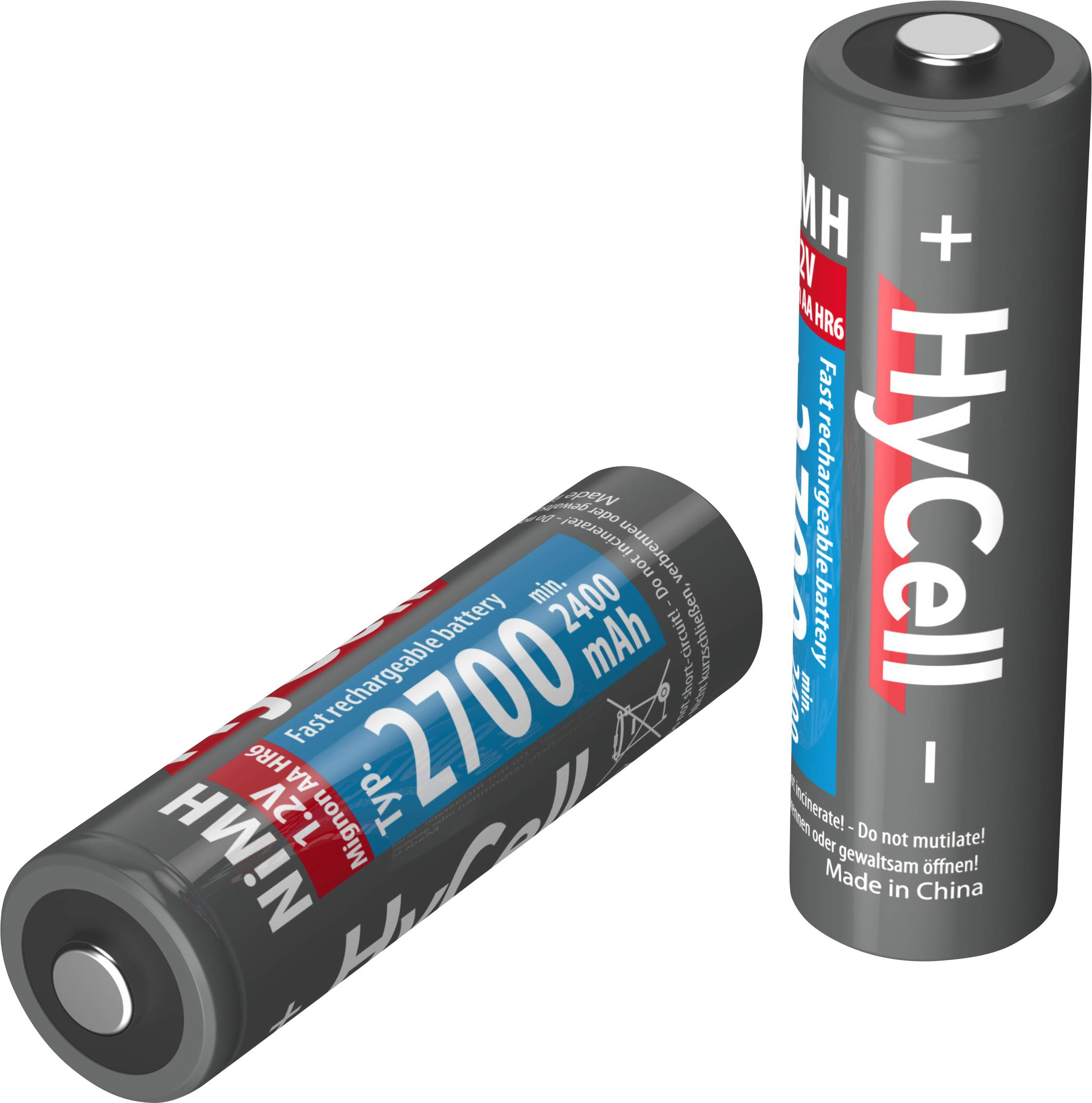 HyCell HR06 2700 Mignon (AA)-Akku NiMH 2400 mAh 1.2 V 4 St.