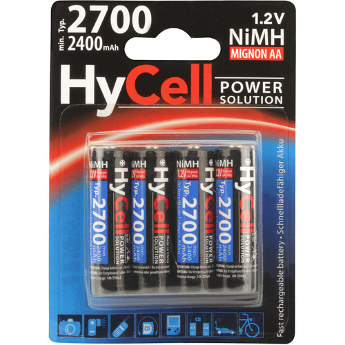 HyCell HR06 2700 Mignon (AA)-Akku NiMH 2400 mAh 1.2 V 4 St.