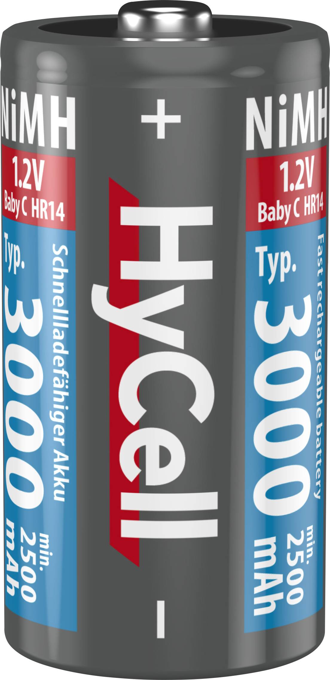 HyCell HR20 3000 Mono (D)-Akku NiMH 2500 mAh 1.2V 2St.