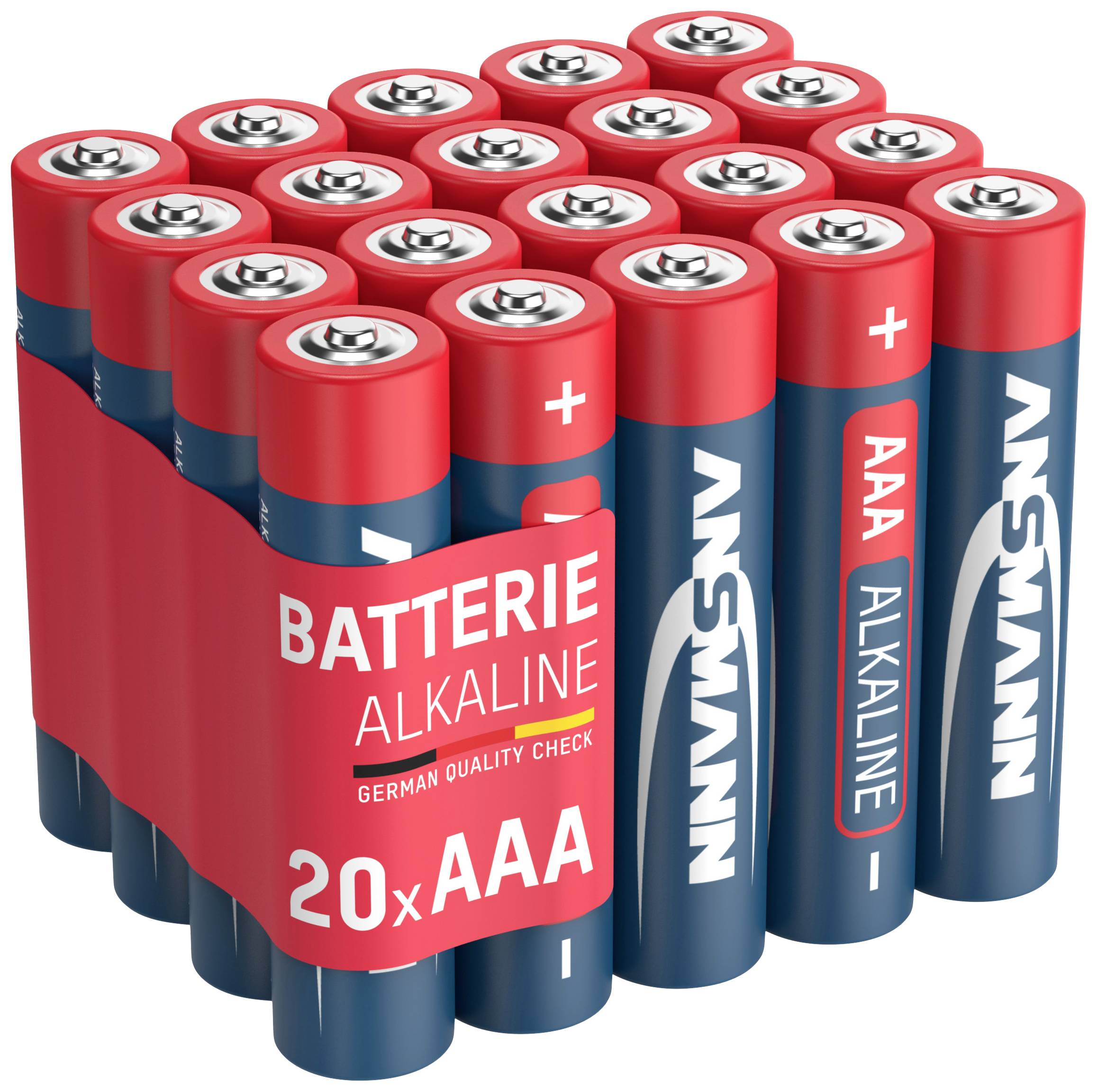 Ansmann LR03 Red-Line Micro (AAA)-Batterie Alkali-Mangan 1.5V 20St.