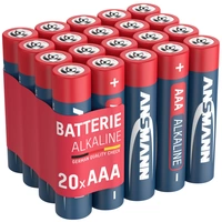 Ansmann LR03 Red-Line Micro (AAA)-Batterie Alkali-Mangan 1.5V 20St. Ansmann LR03 Red-Line Micro (AAA)-Batterie Alkali-Mangan 1.5V 20St.
