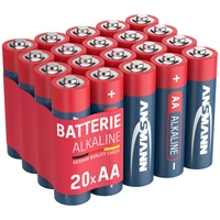Ansmann LR06 Red-Line Mignon (AA)-Batterie Alkali-Mangan 1.5V 20St. Ansmann LR06 Red-Line Mignon (AA)-Batterie Alkali-Mangan 1.5V 20St.
