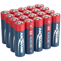 Ansmann LR06 Red-Line Mignon (AA)-Batterie Alkali-Mangan 1.5V 20St. Ansmann LR06 Red-Line Mignon (AA)-Batterie Alkali-Mangan 1.5V 20St.