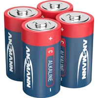 Ansmann LR14 Red-Line Baby (C)-Batterie Alkali-Mangan 1.5V 4St. Ansmann LR14 Red-Line Baby (C)-Batterie Alkali-Mangan 1.5V 4St.
