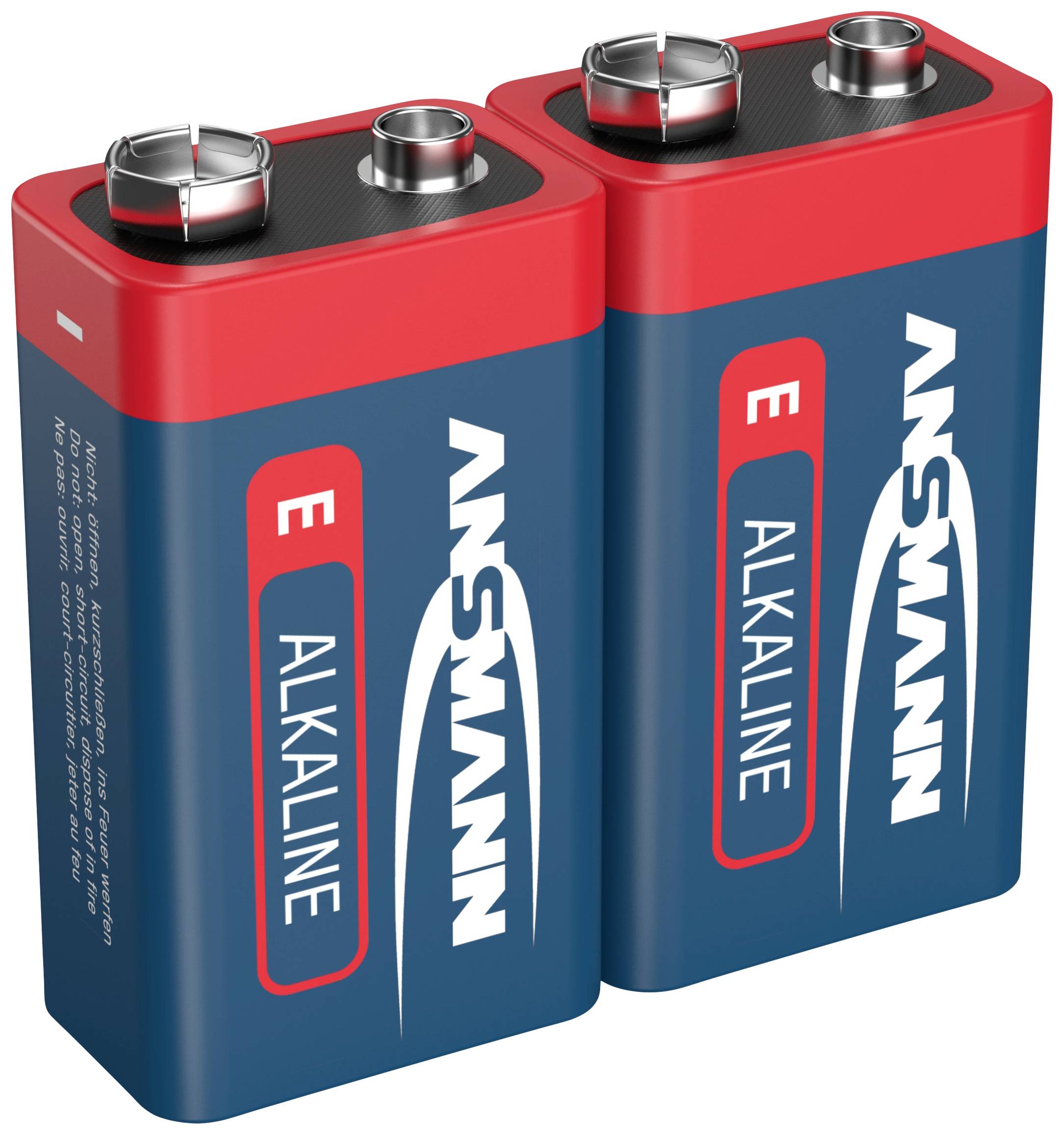 Ansmann 6LR61 Red-Line 9 V Block-Batterie Alkali-Mangan 9 V 2 St.