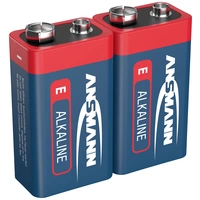 Ansmann 6LR61 Red-Line 9V Block-Batterie Alkali-Mangan 9V 2St. Ansmann 6LR61 Red-Line 9V Block-Batterie Alkali-Mangan 9V 2St.