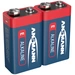 Ansmann 6LR61 Red-Line 9V Block-Batterie Alkali-Mangan 9V 2St. Ansmann 6LR61 Red-Line 9V Block-Batterie Alkali-Mangan 9V 2St.