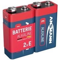 Ansmann 6LR61 Red-Line 9V Block-Batterie Alkali-Mangan 9V 2St. Ansmann 6LR61 Red-Line 9V Block-Batterie Alkali-Mangan 9V 2St.