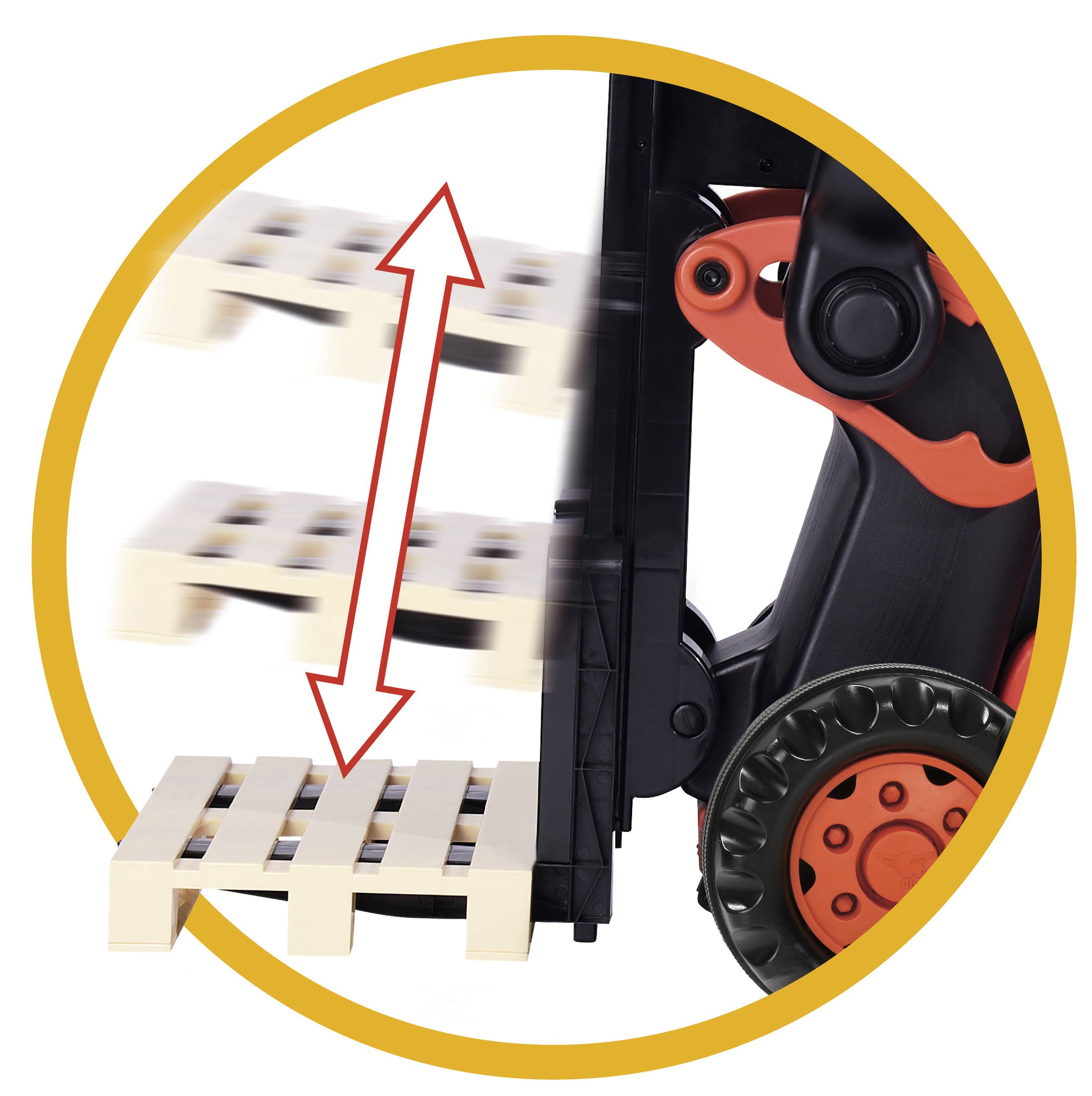 Linde Gabelstapler Schwarz/Rot