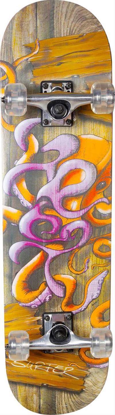NSP Skateboard Octopus, L.78,7cm, ABEC