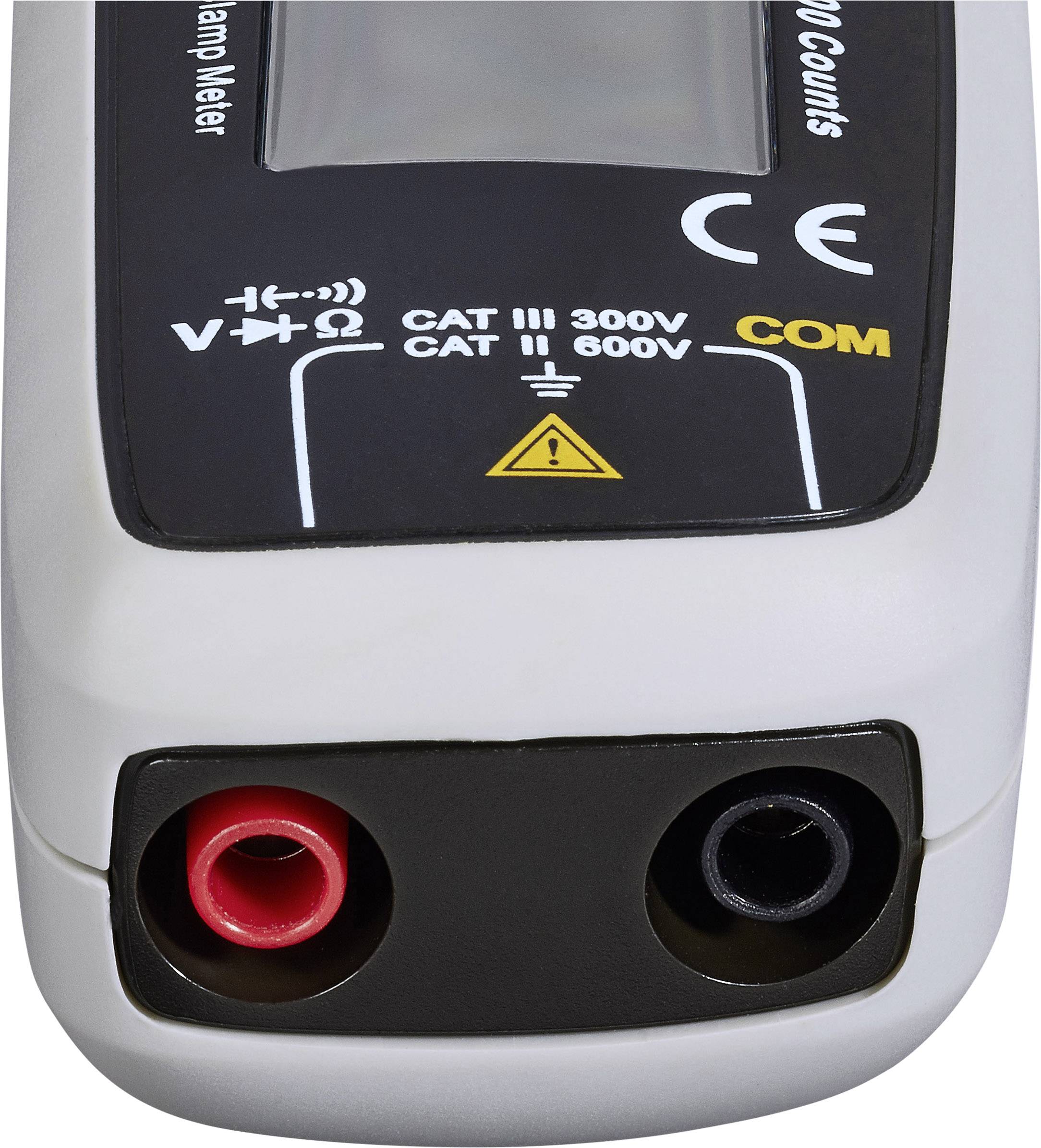 VOLTCRAFT VC-330 Stromzange digital CAT II 600 V, CAT III 300 V Anzeige (Counts): 2000