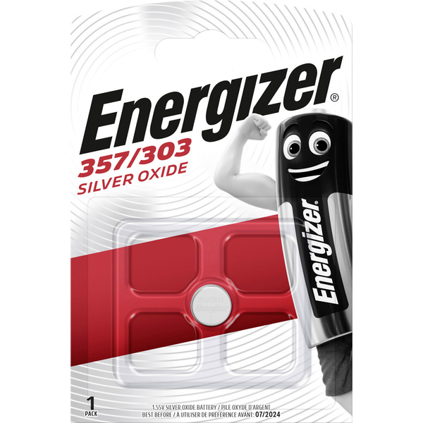 Energizer Knopfzelle 357 1.55V 1 St. 150 mAh Silberoxid SR44