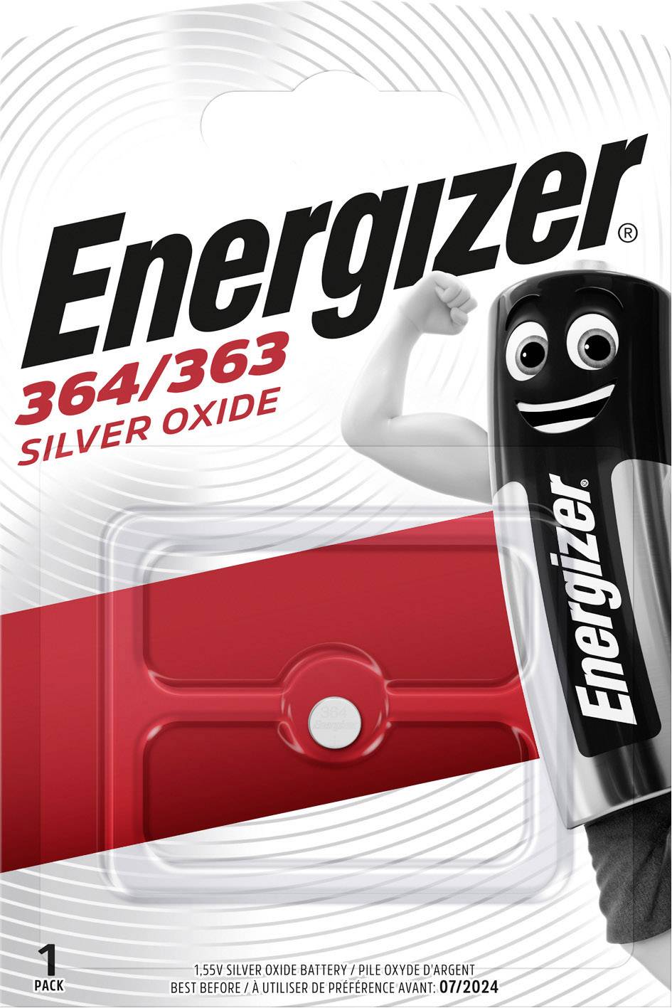 Energizer Knopfzelle 364 1.55 V 23 mAh Silberoxid SR60