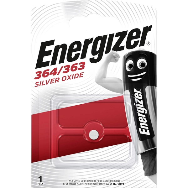 Energizer Knopfzelle 364 1.55V 23 mAh Silberoxid SR60 Energizer Knopfzelle 364 1.55V 23 mAh Silberoxid SR60