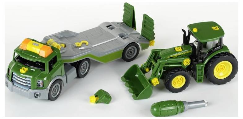 Transporter m. John Deere Traktor