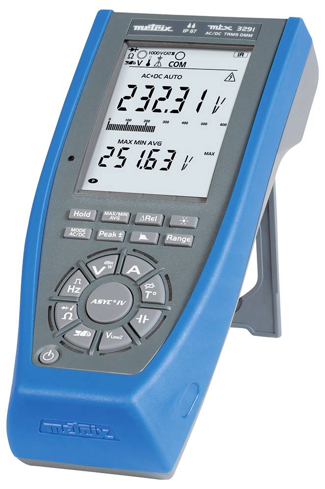 Metrix MTX 3291 Hand-Multimeter digital CAT III 1000 V, CAT IV 600V Anzeige (Counts): 60000