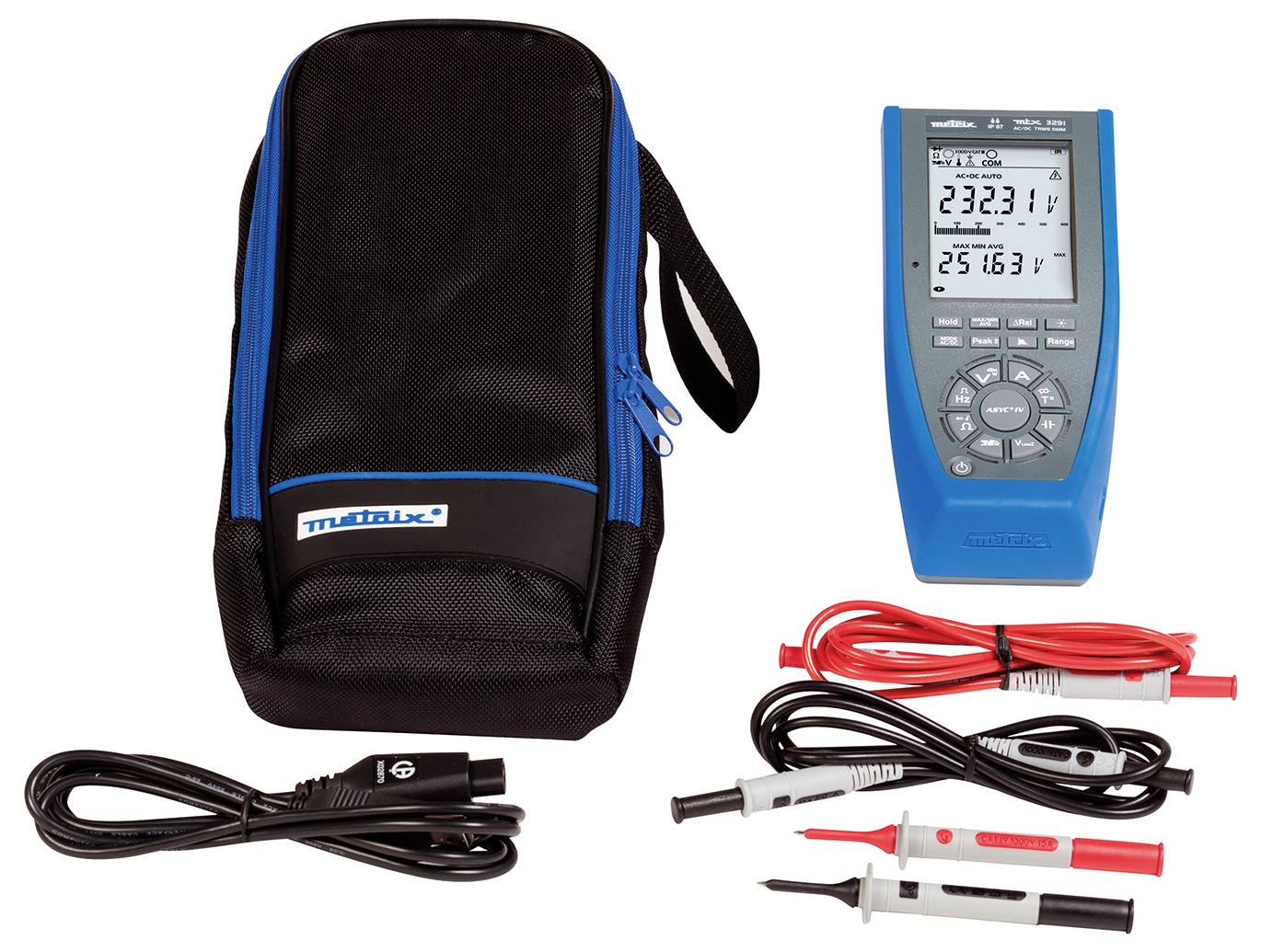 Metrix MTX 3291 Hand-Multimeter digital CAT III 1000 V, CAT IV 600V Anzeige (Counts): 60000