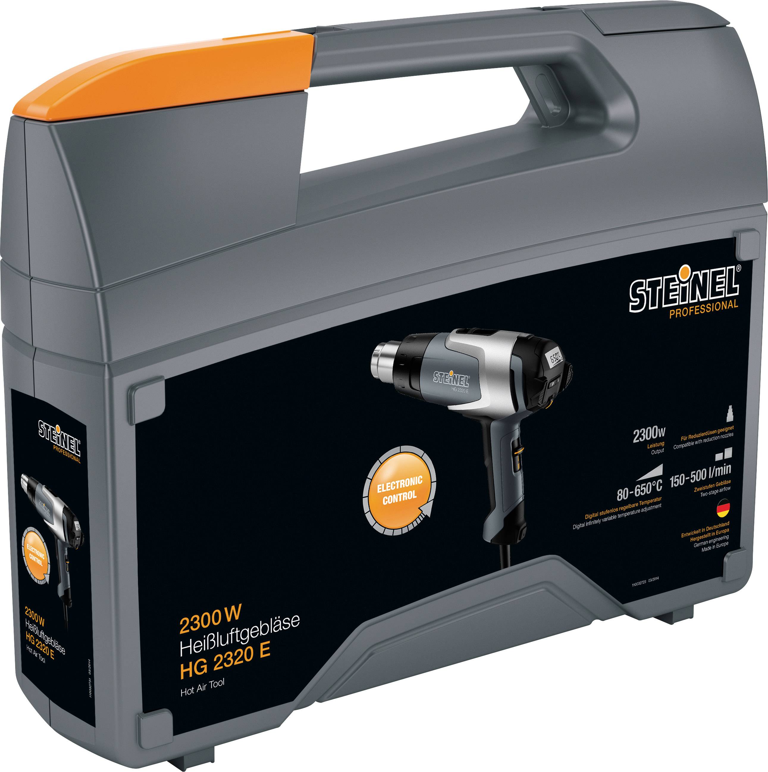 Steinel 351502 HG 2320 E Set Heißluftgebläse inkl. Koffer 2300W