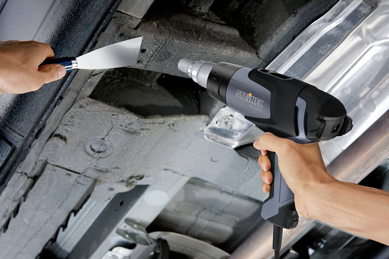 Steinel 006464 HG 2120 E Set Heißluftgebläse inkl. Koffer 2200W