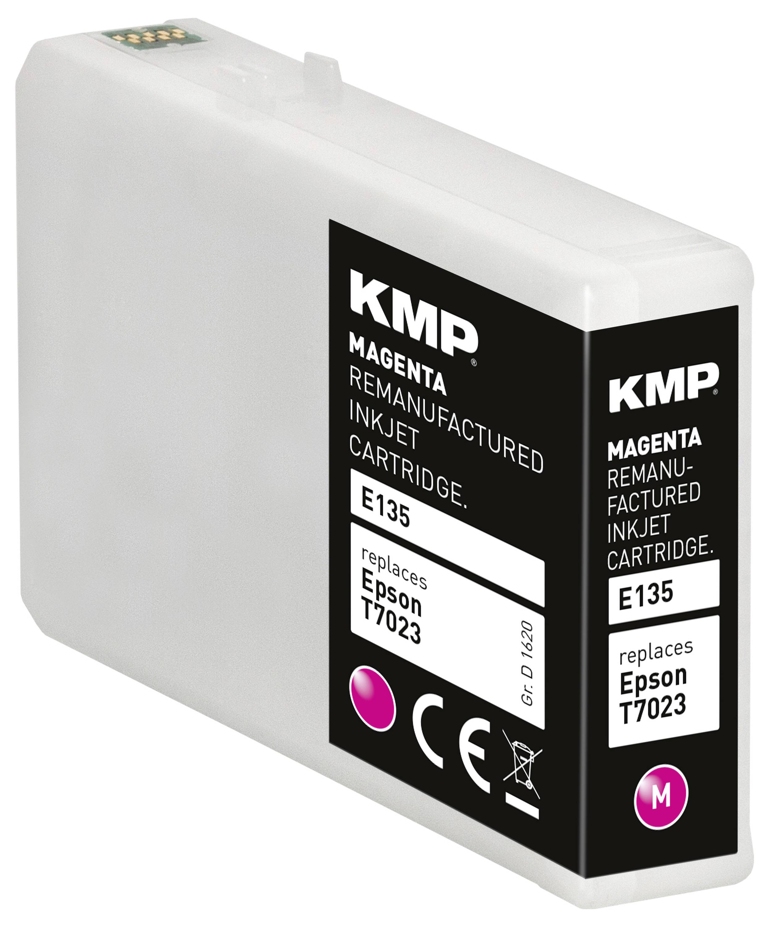 KMP E135 - 21 ml - Magenta - kompatibel - Tintenpatrone - für Epson WorkForce Pr