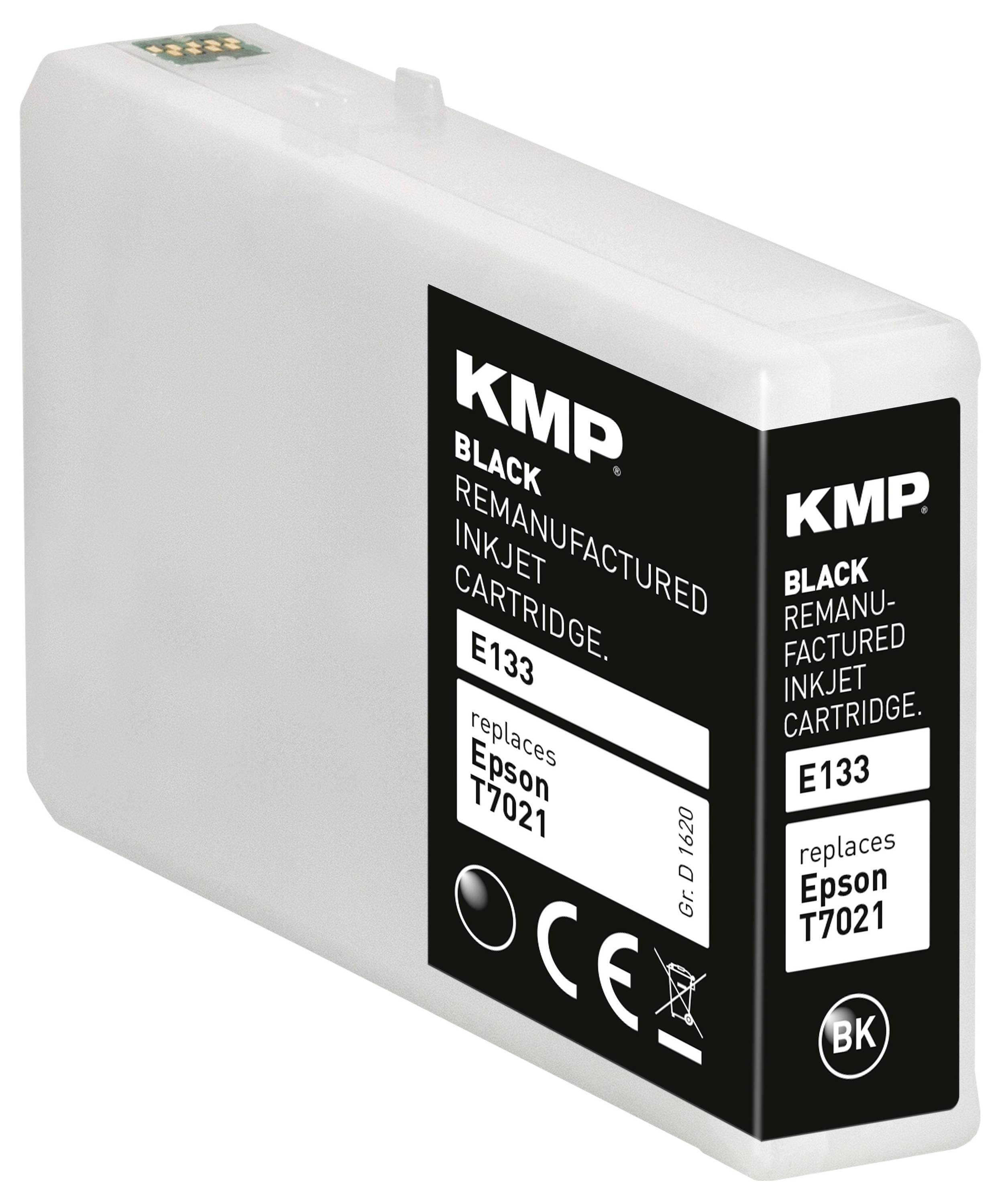 KMP E133 - 45 ml - Schwarz - kompatibel - Tintenpatrone
