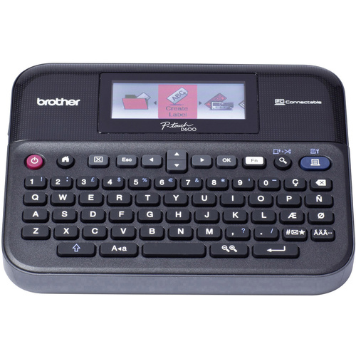 Brother P-Touch D600VP Beschriftungsgerät Geeignet für Schriftband: TZe 3.5 mm, 6 mm, 9 mm, 12 mm, 18 mm, 24mm