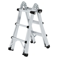 Günzburger Steigtechnik MUNK 32013 Aluminium Teleskopleiter Arbeitshöhe (max.): 4.2m Silber 12.1kg Günzburger Steigtechnik MUNK 32013 Aluminium Teleskopleiter Arbeitshöhe (max.): 4.2m Silber 12.1kg
