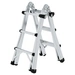 Günzburger Steigtechnik MUNK 32013 Aluminium Teleskopleiter Arbeitshöhe (max.): 4.2m Silber 12.1kg Günzburger Steigtechnik MUNK 32013 Aluminium Teleskopleiter Arbeitshöhe (max.): 4.2m Silber 12.1kg