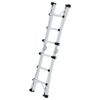 Günzburger Steigtechnik MUNK 32013 Aluminium Teleskopleiter Arbeitshöhe (max.): 4.2m Silber 12.1kg Günzburger Steigtechnik MUNK 32013 Aluminium Teleskopleiter Arbeitshöhe (max.): 4.2m Silber 12.1kg
