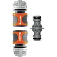 Gardena 18283-20 Kunststoff Schlauchkupplung 13 mm (1/2") Ø, Steckkupplung Set Gardena 18283-20 Kunststoff Schlauchkupplung 13 mm (1/2") Ø, Steckkupplung Set
