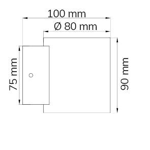 WOFI Aquaba 4451.01.64.0000 Wandleuchte G9 EEK: F (A - G) 33W Halogen Weiß, Nickel (matt)