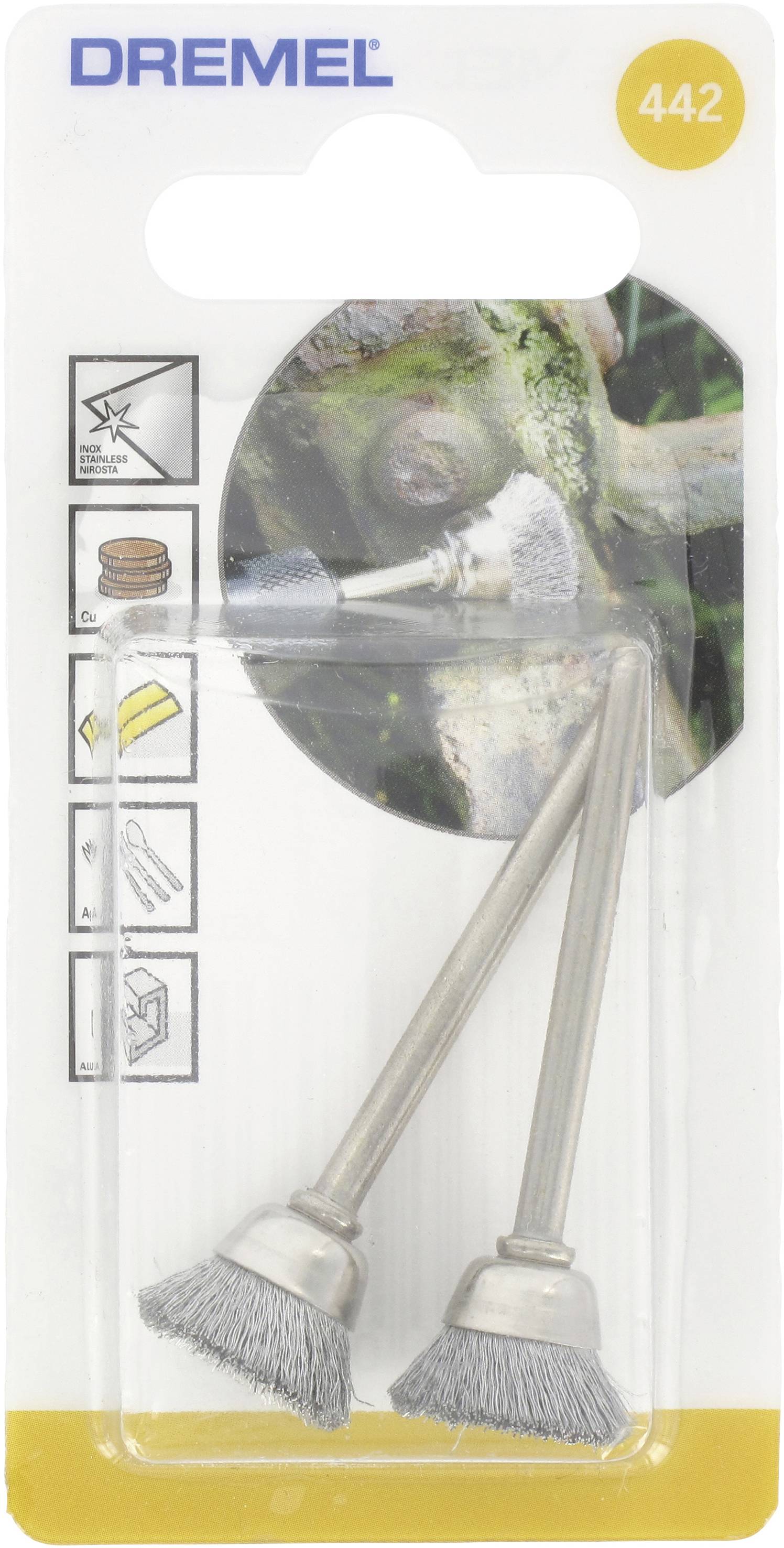 Dremel Drahtbürste 442 Schaft-Ø 3.2 mm 26150442JA 2 St.