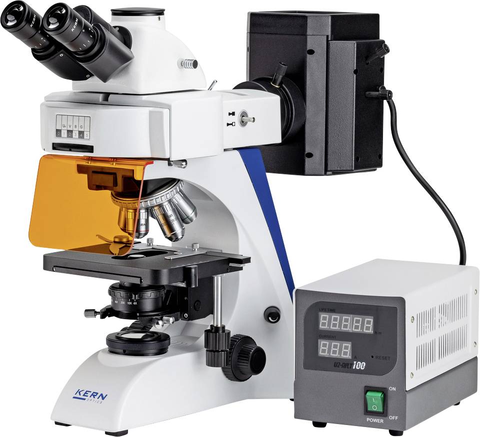 Kern OBN 148 OBN 148 Durchlichtmikroskop Trinokular 1000 x Durchlicht, Auflicht