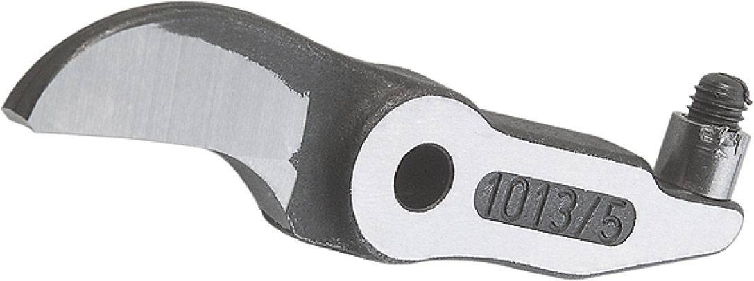 Nahaufnahme eines metallischen Ersatzteils mit abgeschrägter Kante und Schraube, geprägt mit der Nummer 1013/5.